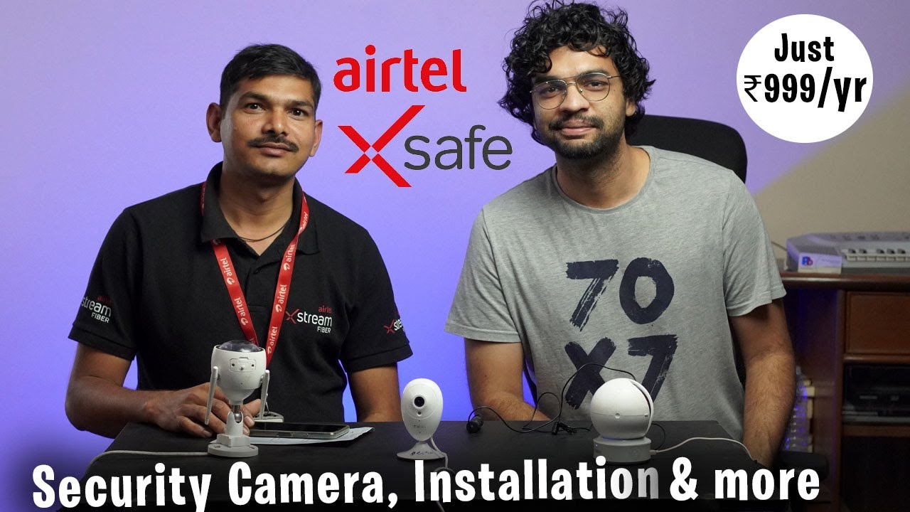 Airtel Xsafe🔥| Home Security Camera System | Airtel security camera Installation & more