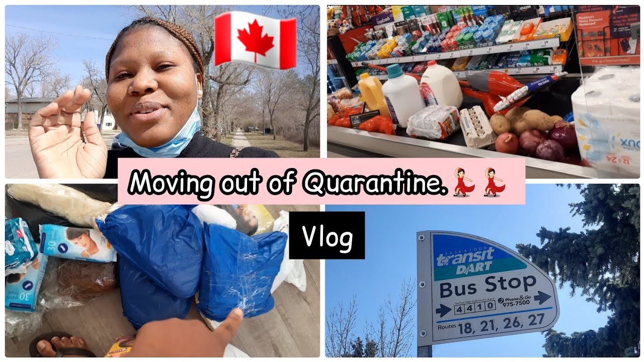 First Outing in Canada🇨🇦+Moving Out+Bank Appointment+Grocery Shopping+Unpacking my box+Missing Buses