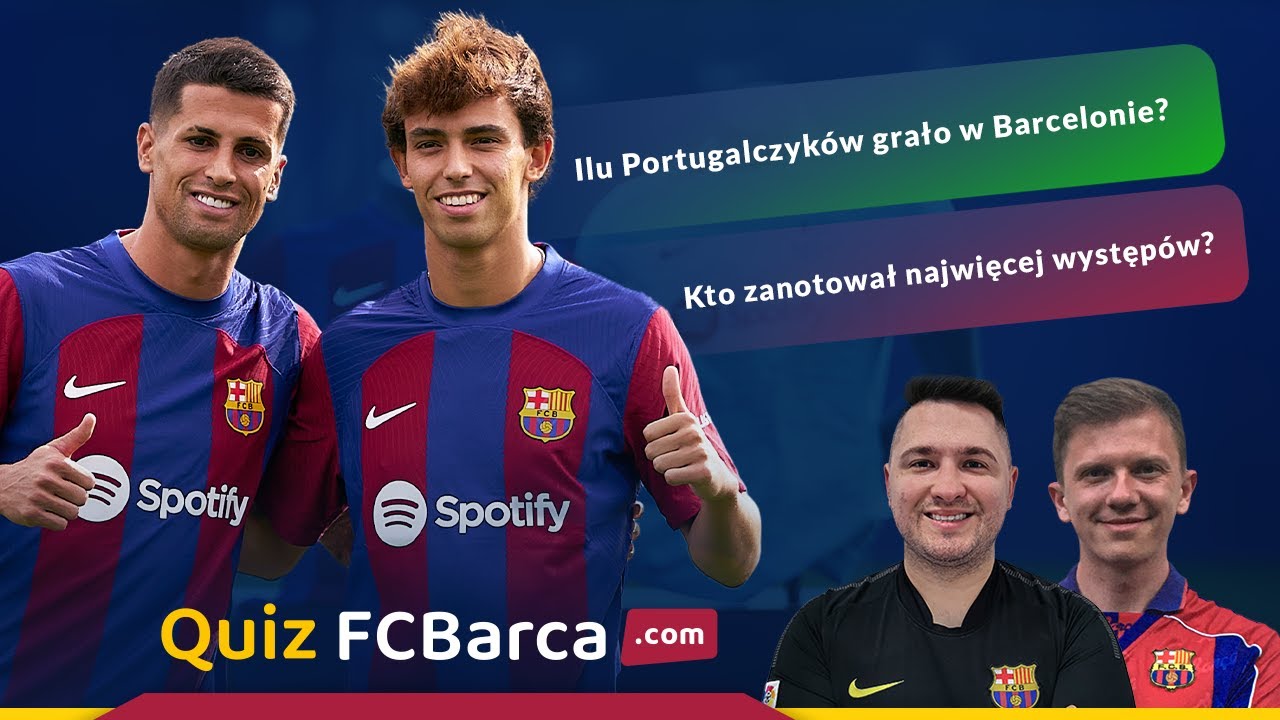 Michał Gajdek vs Maciej Machaj  - Portugalski akcent w Barcelonie | Quiz FCBarca com #9
