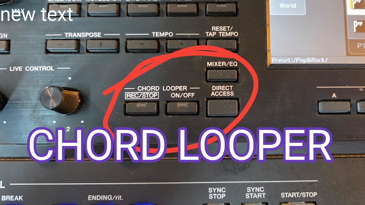 CHORD LOOPER