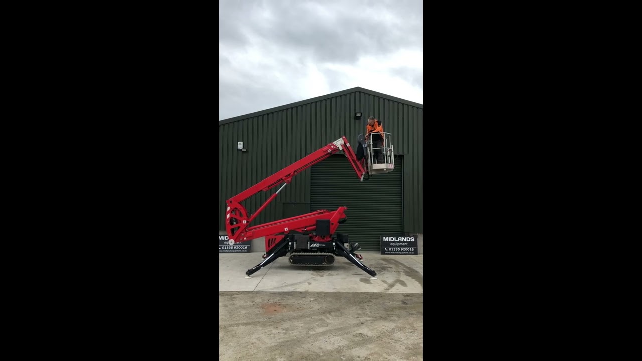 Teupen Leo 18 GT Plus Access Platform  Midlands Equipment Ltd Demo/Test Video