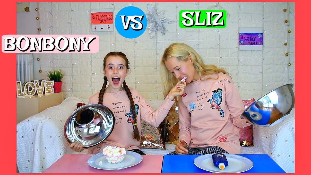 Bonbony VS sliz