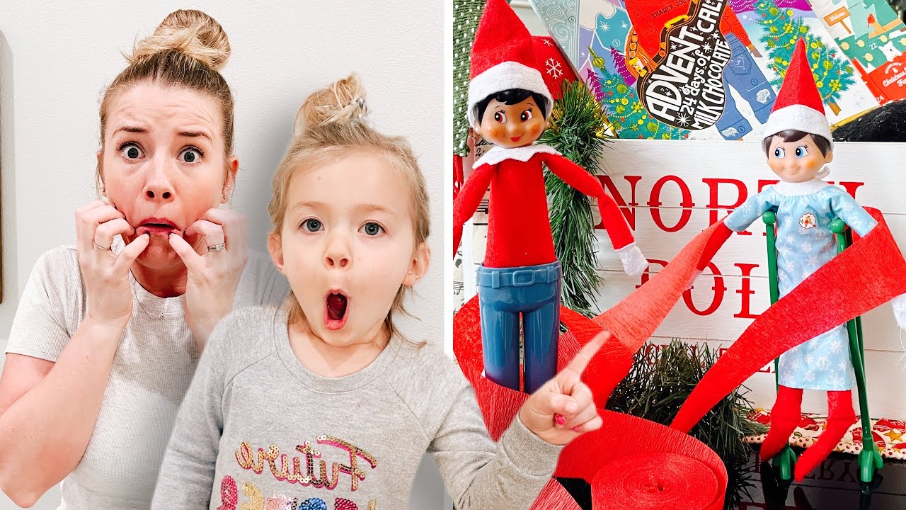 Our Elves from Elf on the Shelf got hurt!!