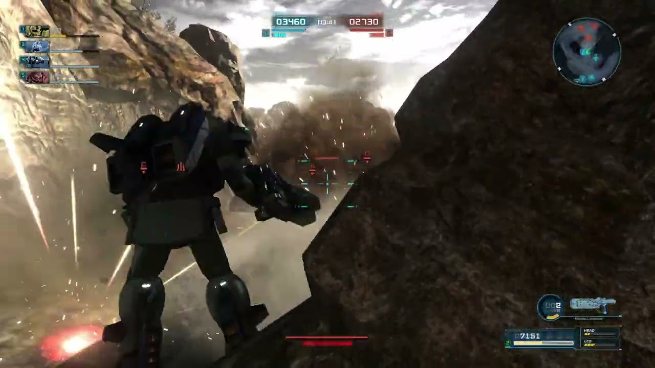 Mobile Suit Gundam: Battle Operation 2- Aqua GM match recording - 1