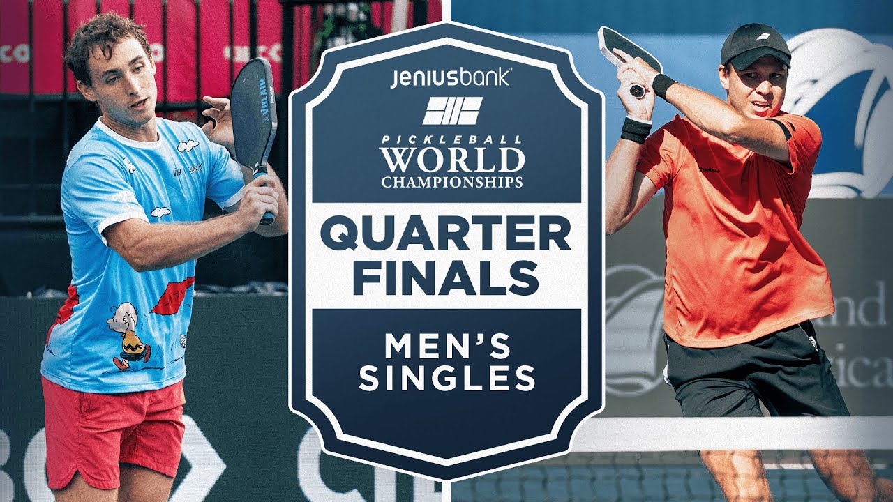 Dylan Frazier v Christopher Haworth at the Jenius Bank Pickleball World Championships