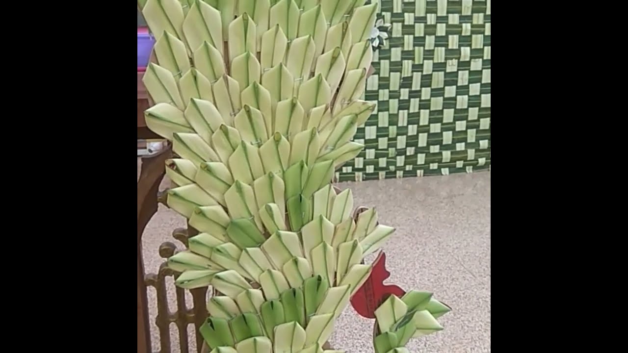 coconut leaf decoration  for church