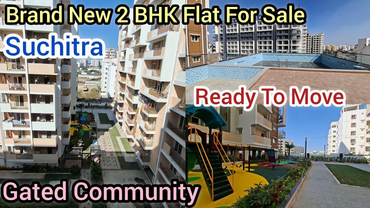 Brand New 2 BHK Flat For Sale In Suchitra || Gated Community || Ready To Move || Code: BSR-20✨️