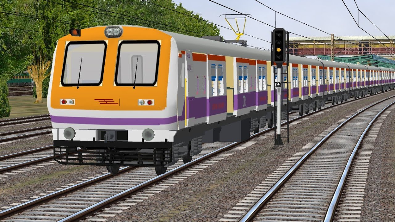 Mumbai Local Train !! Indian Railways !! #Lifelineofmumbai !! Msts Open rails