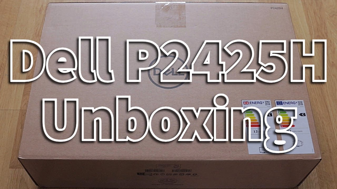 Monitor Dell P2425H Unboxing