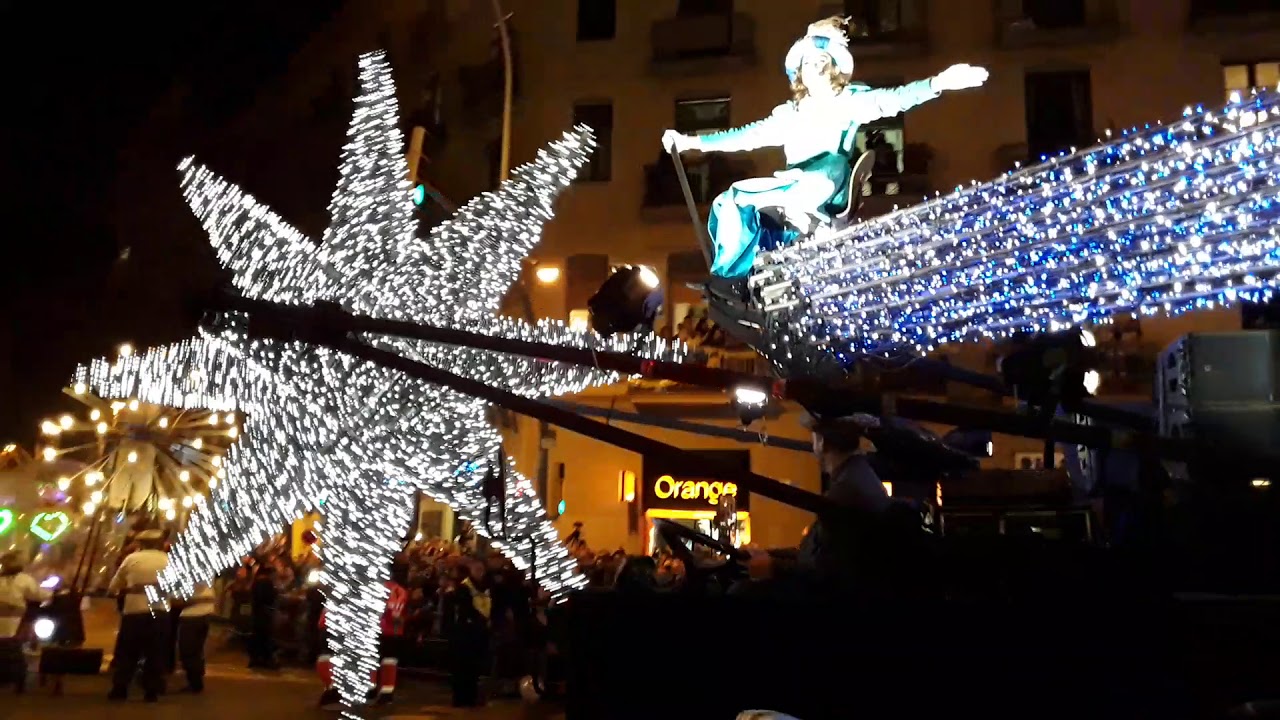 Cabalgata De Reyes 2018 Barcelona Catalunya