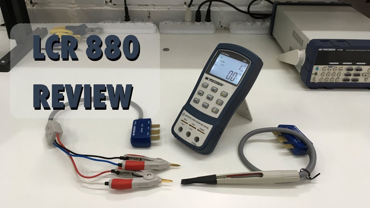 LCR 880 B&K PRECISION (REVIEW) Meça Indutores, Capacitores, Resistores, ESR e mais!