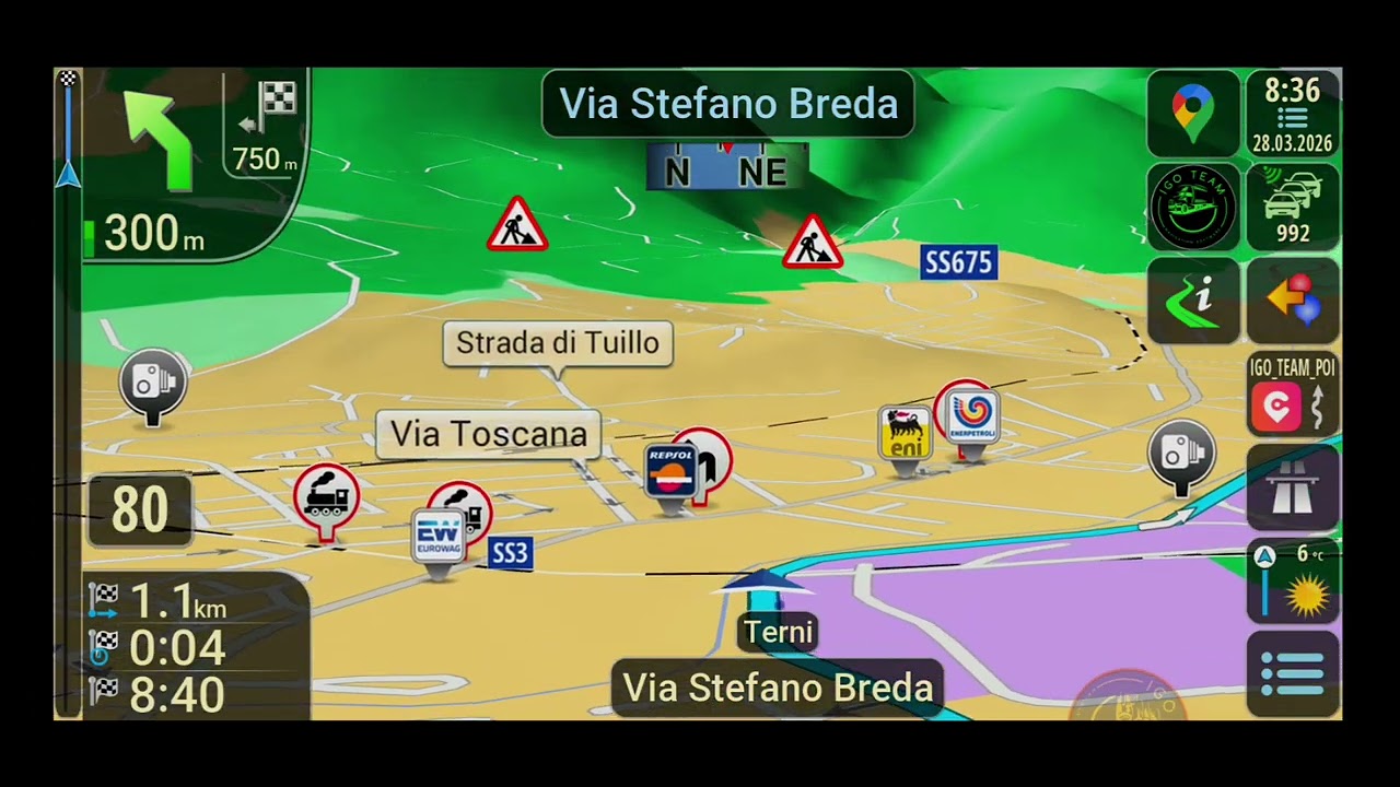 GPS navigation: IGO Nextgen Premium for truck drivers with HERE maps 2025 Q4