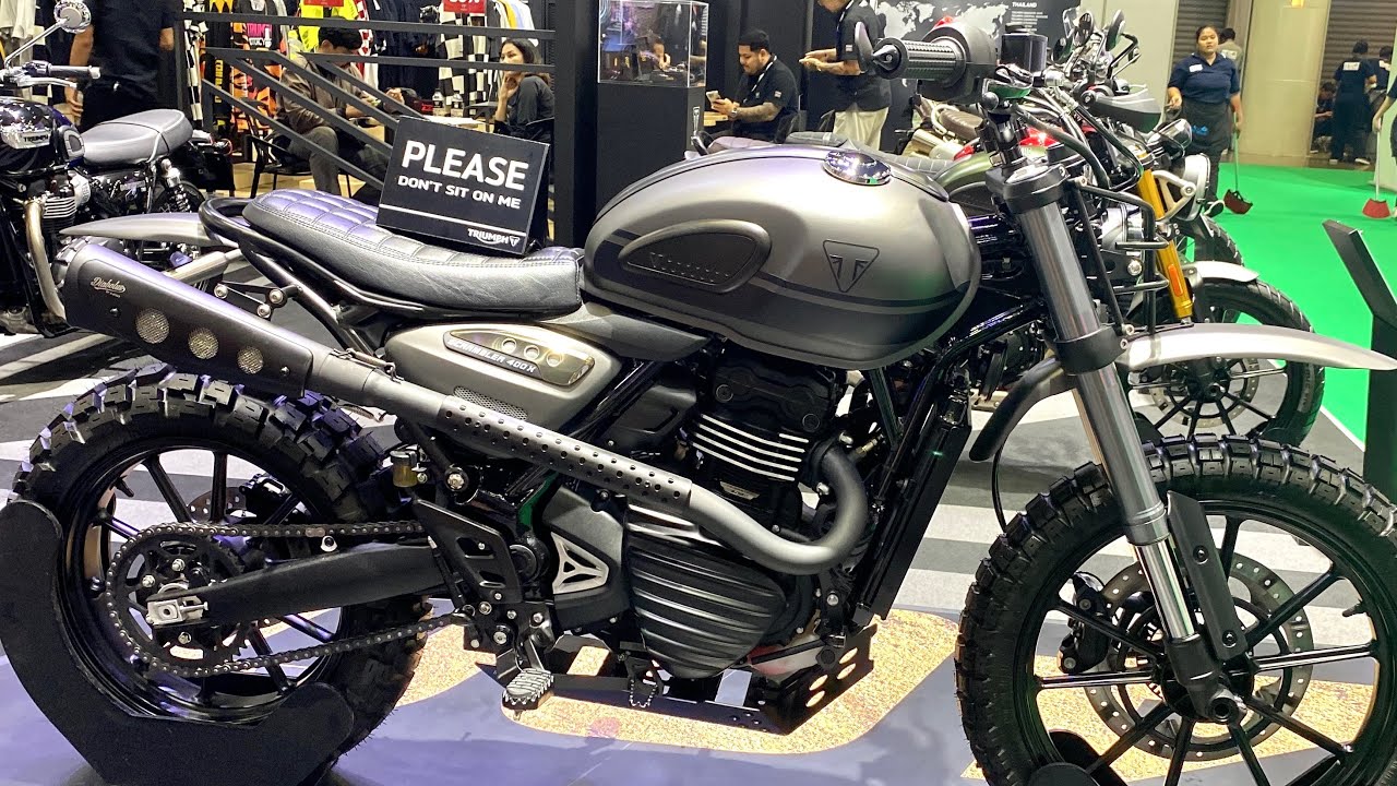 Triumph Scrambler 400 X - Diabolus Scrambler Custom от Kspeed