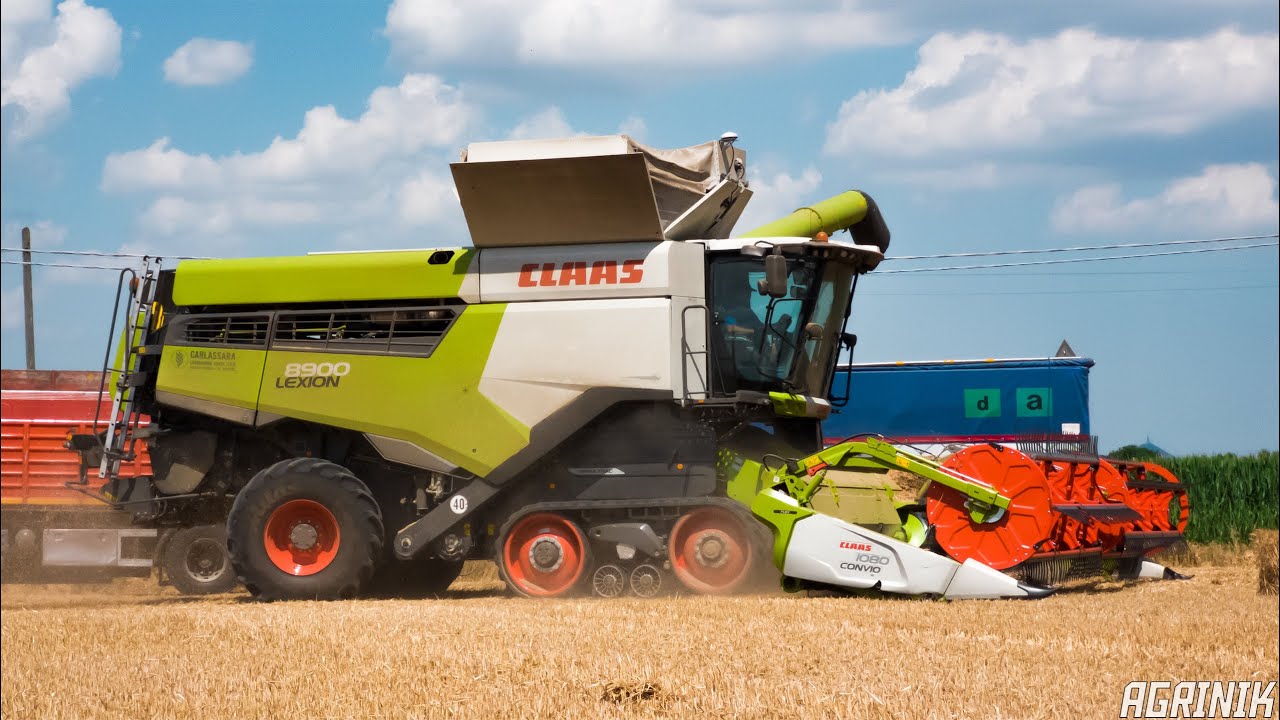 CLAAS LEXION 8900 | La Prima e Unica in Italia | Trebbiatura Grano 2021 | Carlassara