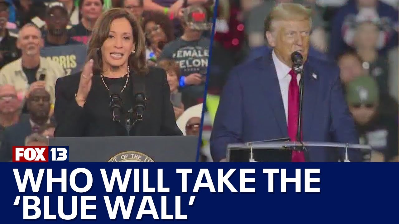 Campaign final stretch: 'Blue Wall' states under focus | FOX 13 Seattle
