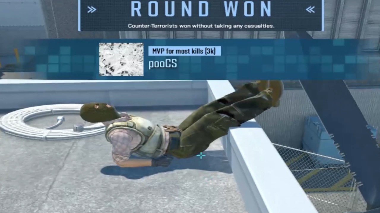 there's a guy on the roof...