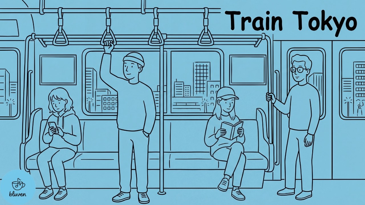 朝の通勤🚃電車の揺れとグルーヴ日本語JAZZHOP 作業用BGM (TRAIN・GROOVE)