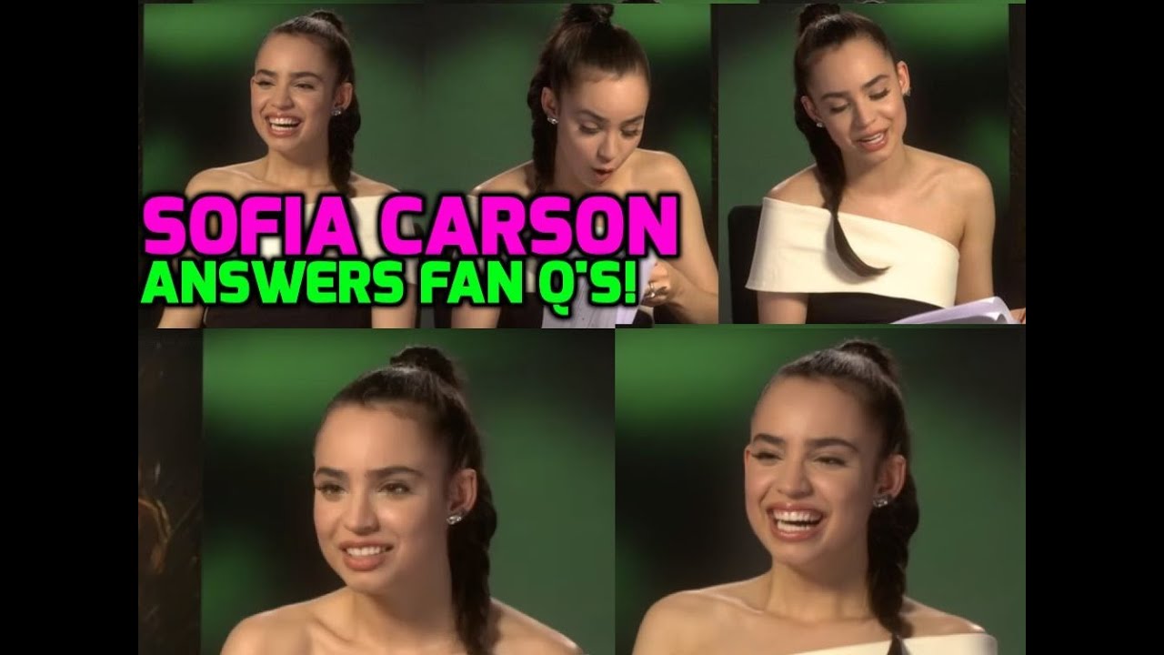 Sofia Carson answers your fan questions!