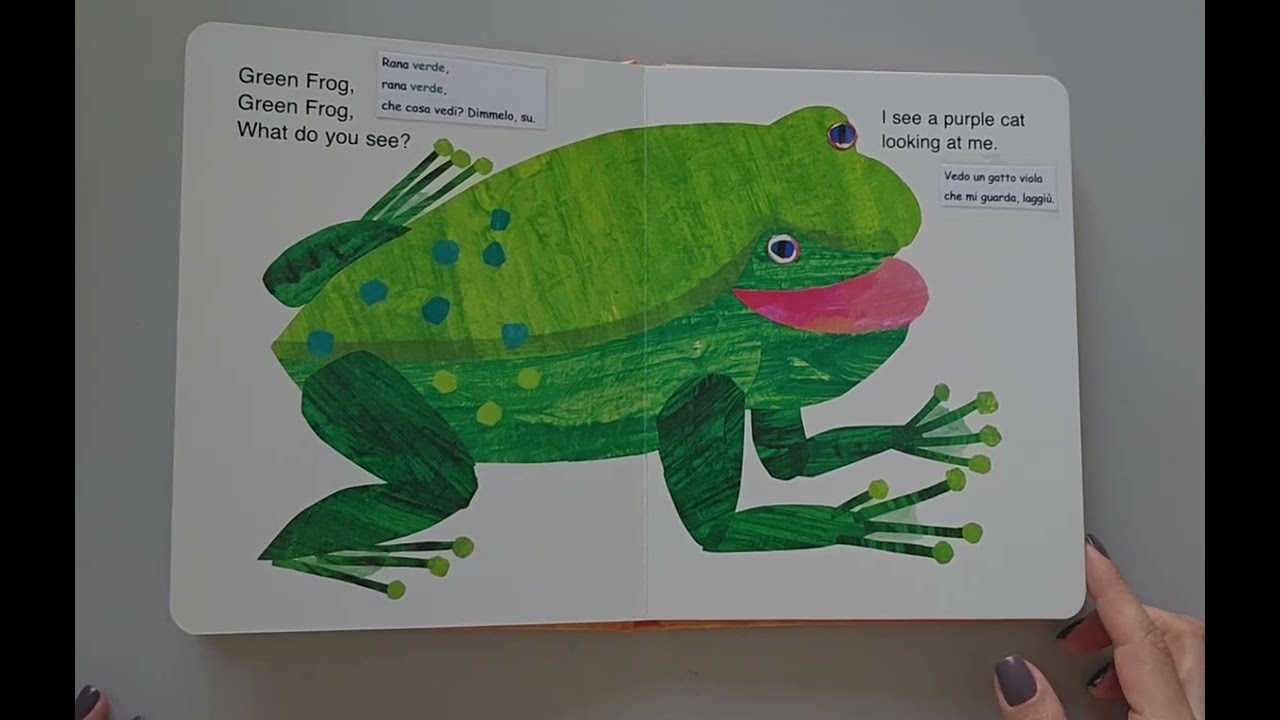 L'orso Bruno, Eric Carl (Brown Bear, Brown Bear) - Italian Reading