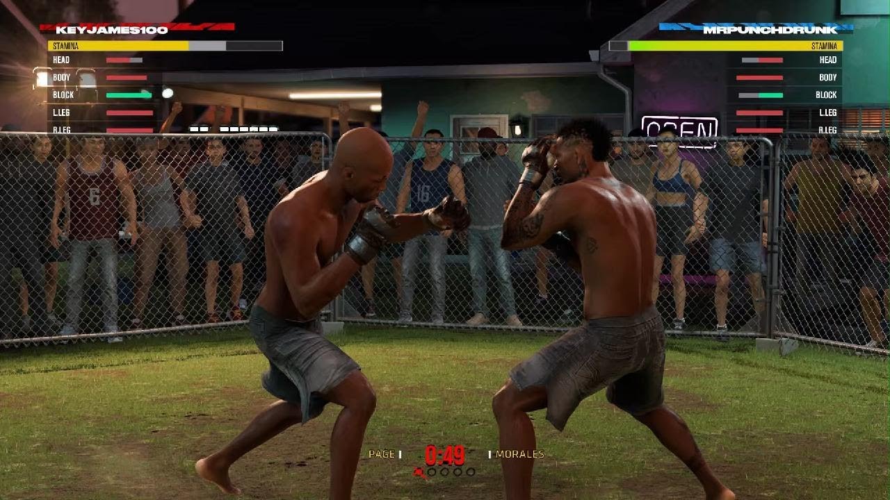 #UFC5 Mr punch drunk vs Keyjames100 fight 2