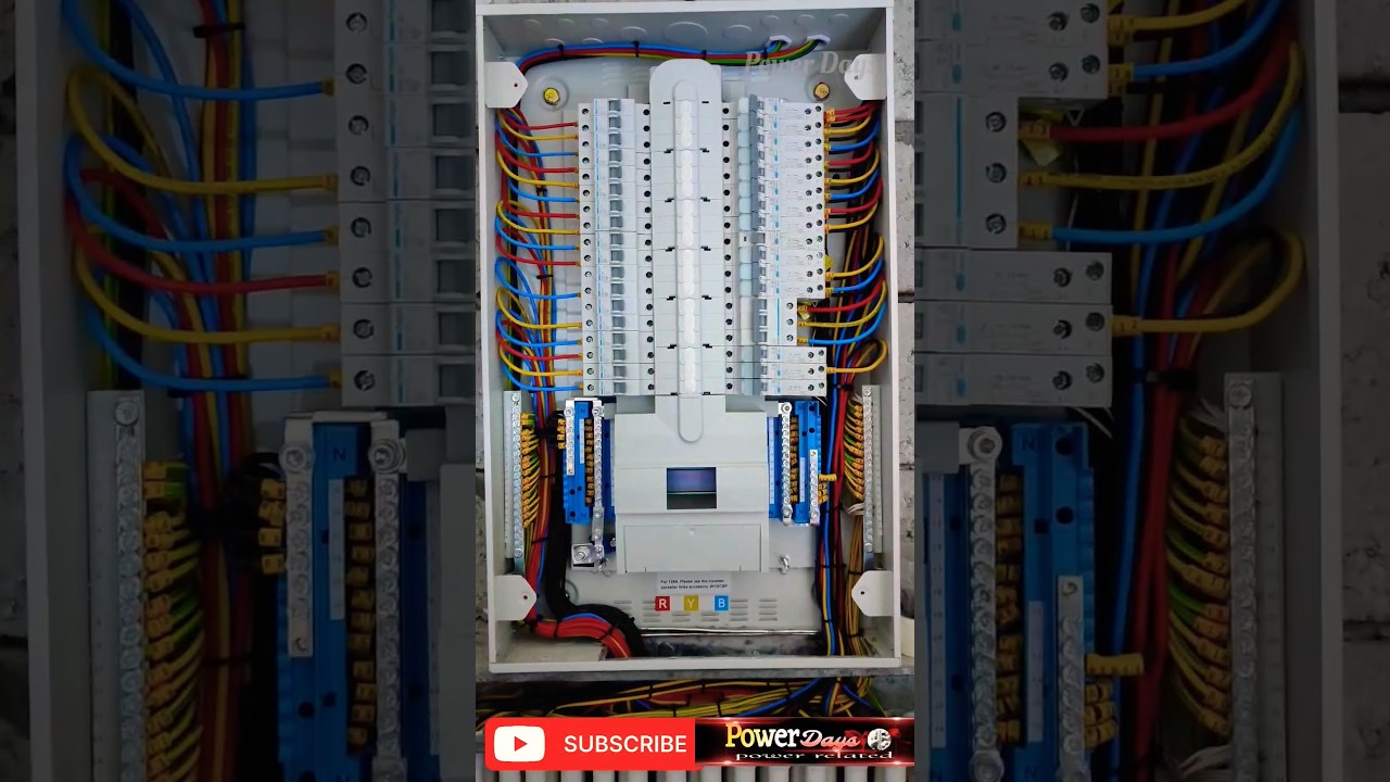 Electrical#38🪛🪛💥💥DB dressing #shorts #shortsfeed #electrical