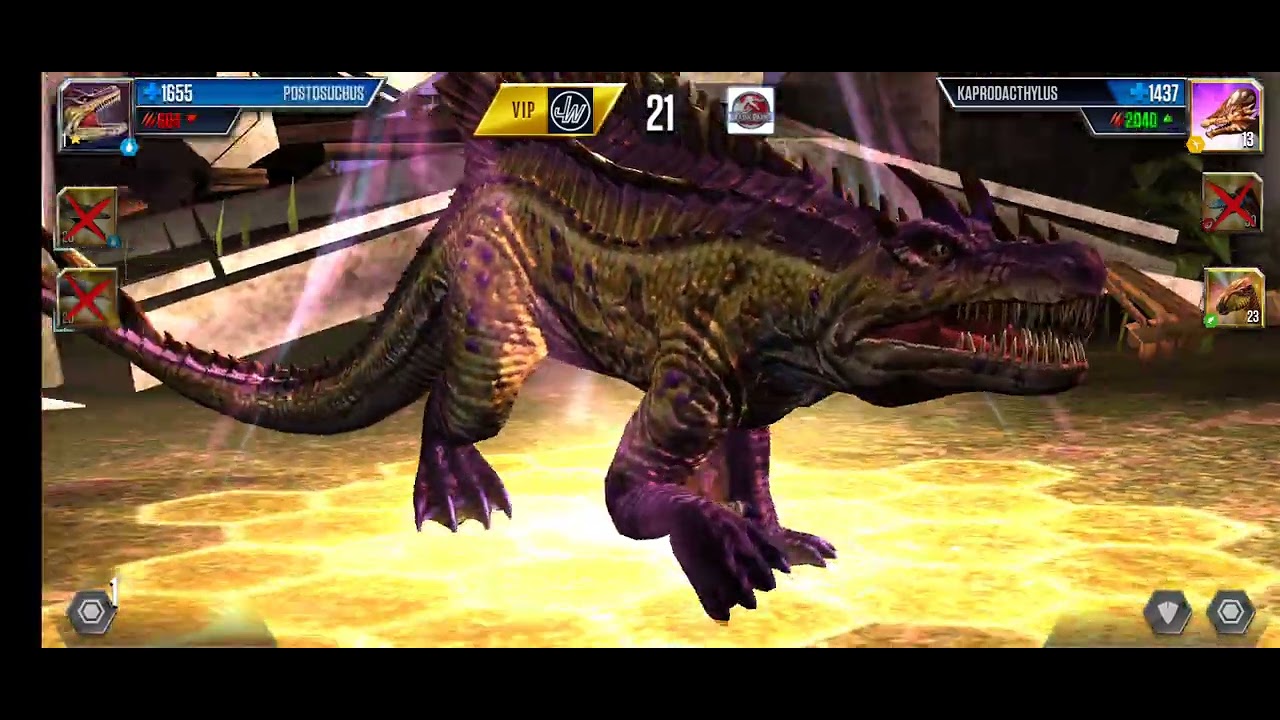Tournoi du Erlikosaure nouvelles espèce dans notre parc jurassic Word le jeu épisode 16
