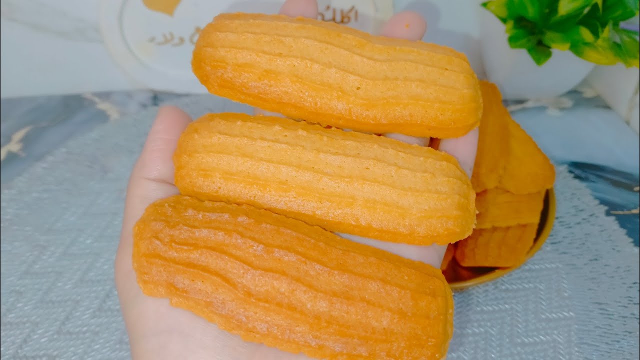 بسكوت البرتقال ببيضه واحده بدون ذبده هش وخفيف جدا وبيدوب في الشاي بسكوت اقتصادي بالكيس 😋👌