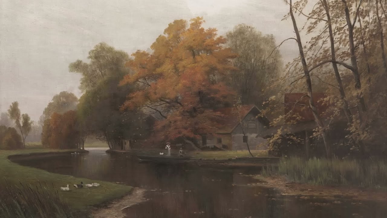 Turn Your TV Into Art | Vintage Fall Art Collection | 1Hr 4k Slideshow | 6 Autumn Paintings