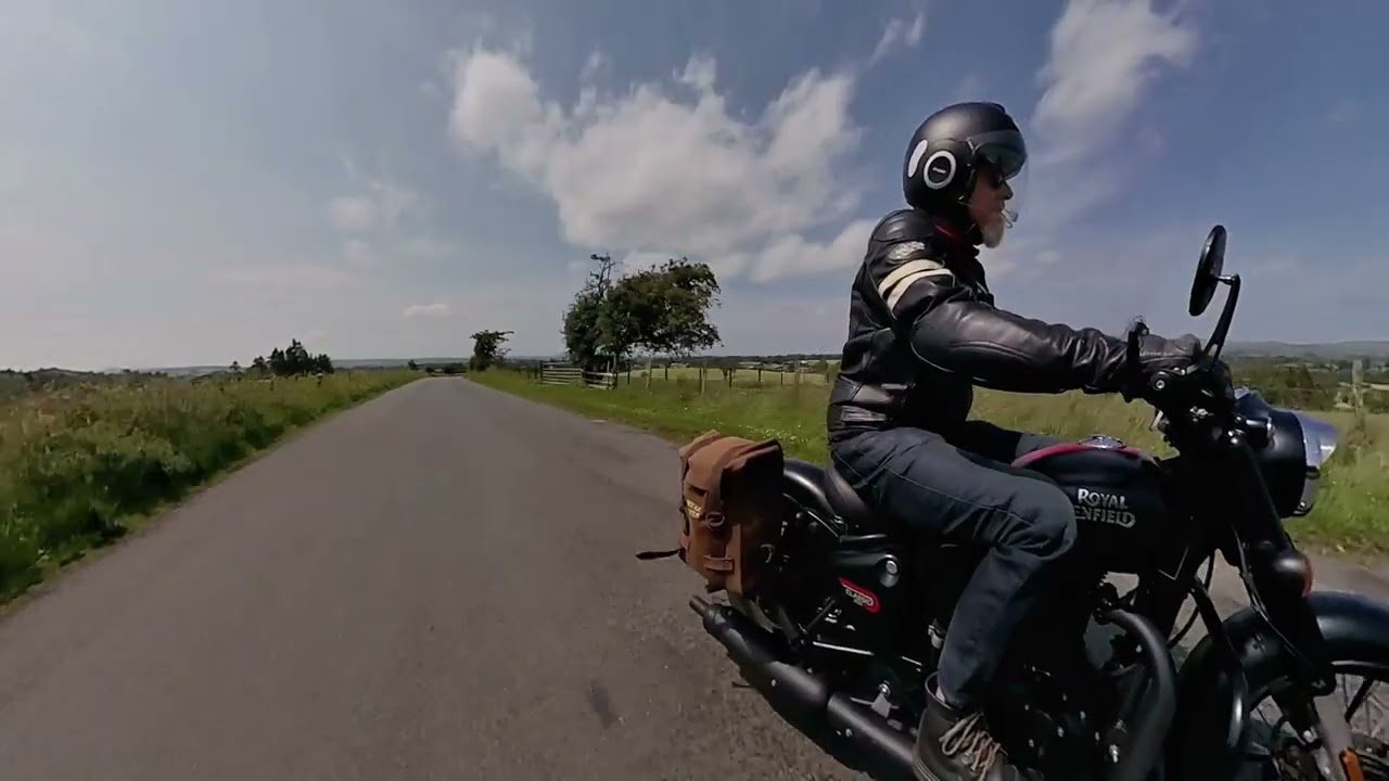 Classic 350 out to explore the road between Brough and Tan Hill