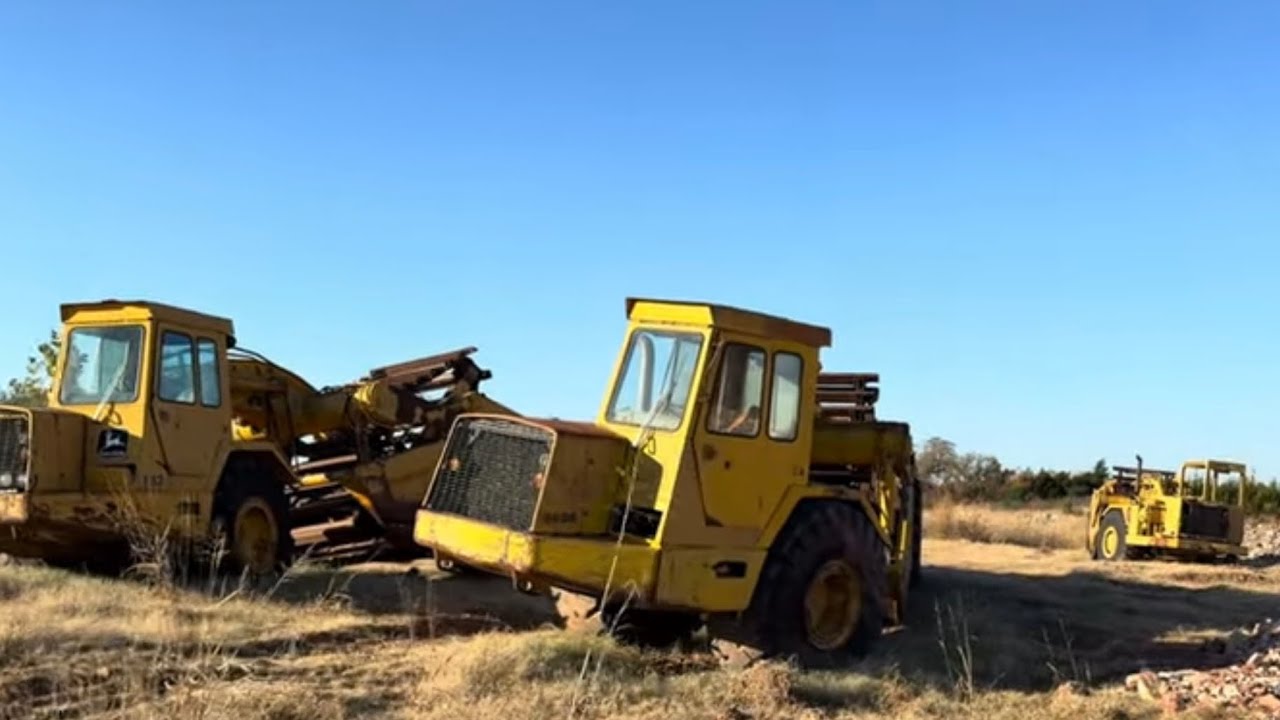 Скреперы Cat 613C, John Deere 862 и 852B на продажу