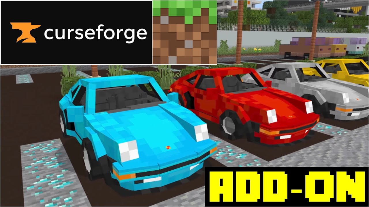 Como Baixar ADDONS do CURSEFORGE no Minecraft PE [CELULAR E PC] 😱🤯