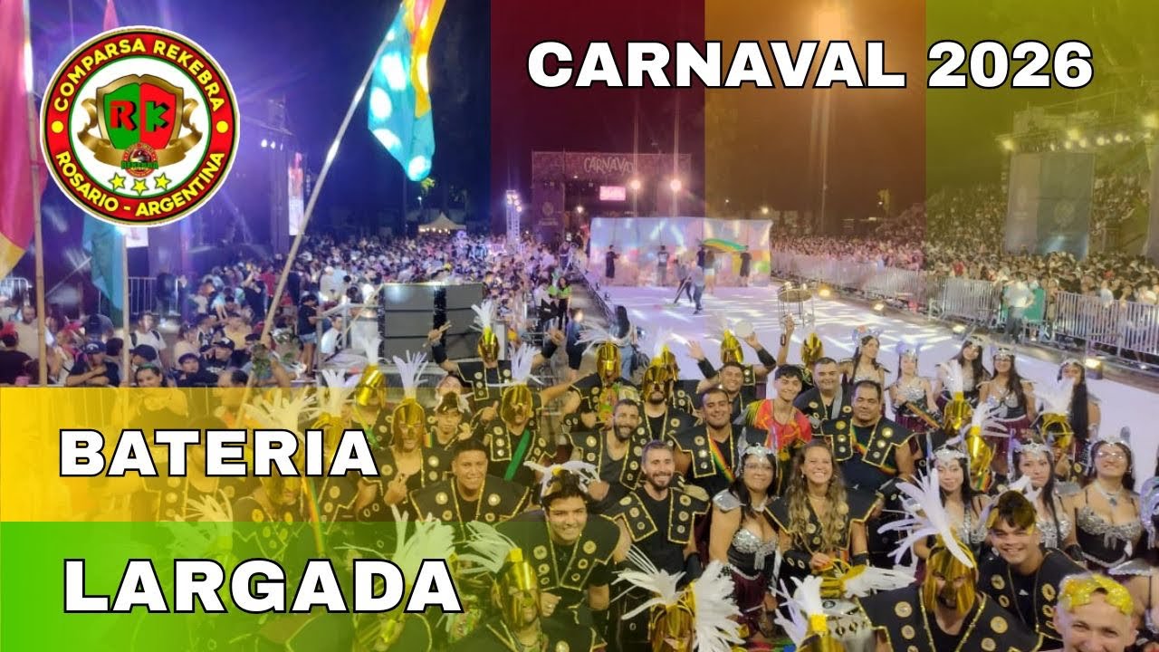 REKEBRA CARNAVAL 2026 LARGADA (3cer Noche) | SAMBA EN VIVO 