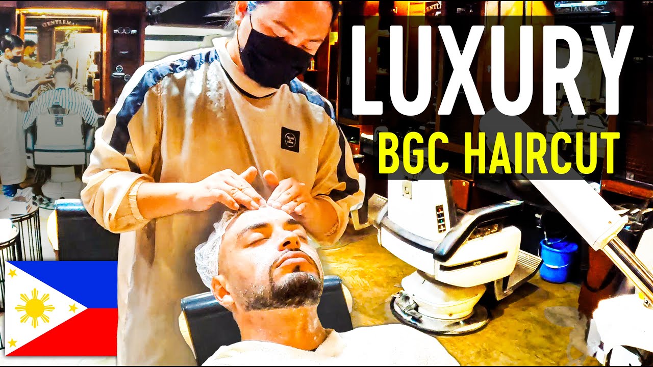 $120 LUXURY Haircut At Manila’s Best Barbershop (Philippines) 🇵🇭