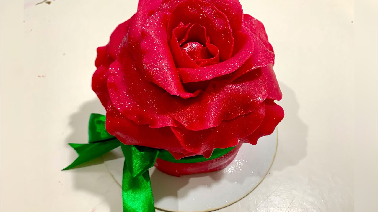كيكة الوردة flower’s cake 🌹🌹🌹