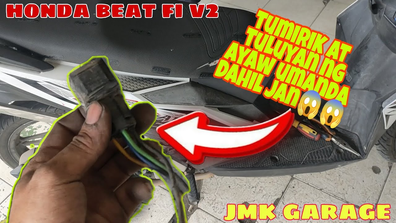 tumirik at tuluyan ng ayaw umandar ang motor ne sir|paano magtroubleshoot honda beat fi v2
