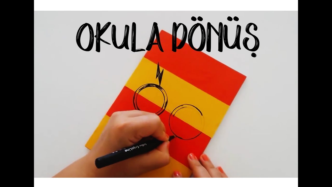 Okula Dönüş Projeleri#1 DIY Potter Defter-Kalemlik! BACK TO SCHOOL