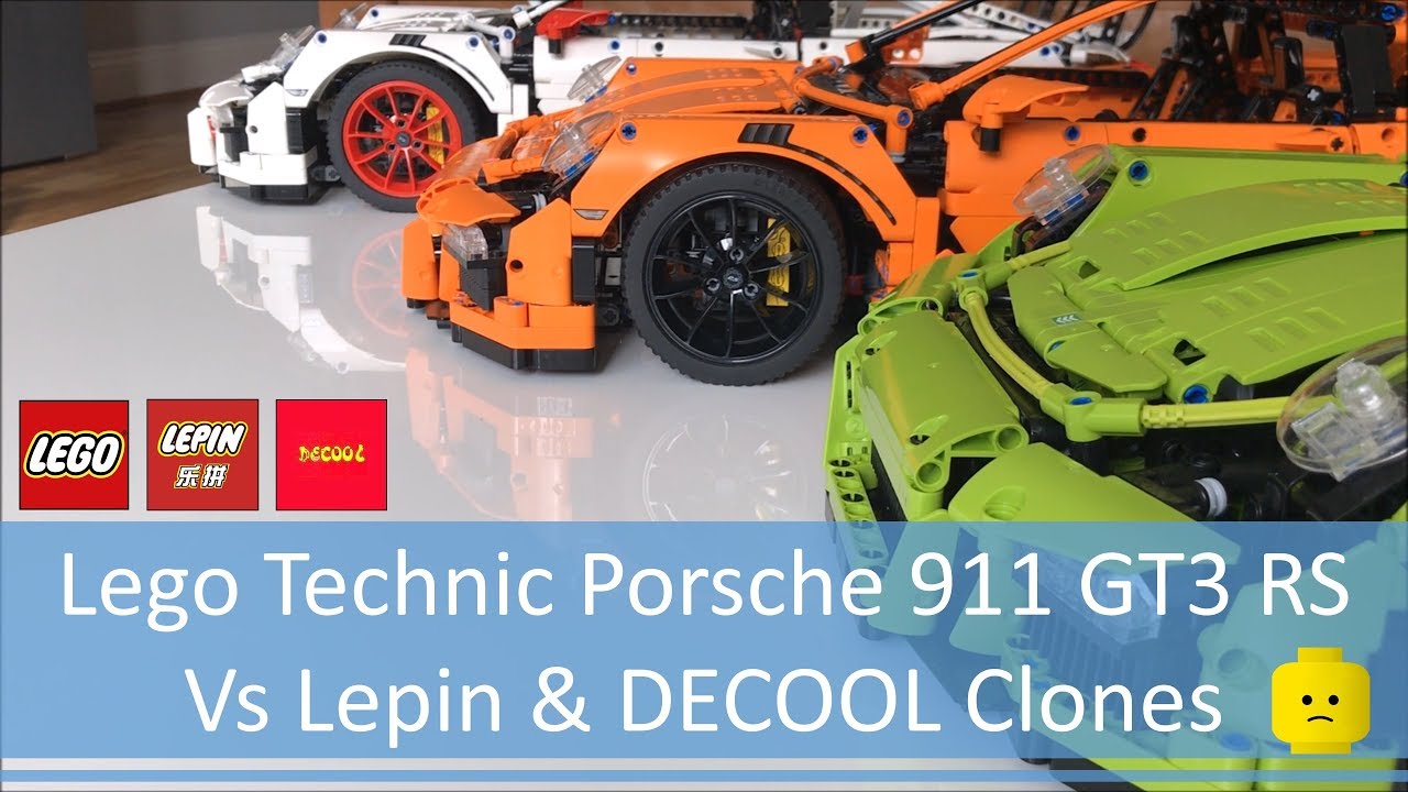Review of Lego Technic vs Decool Lepin Porsche GT3RS