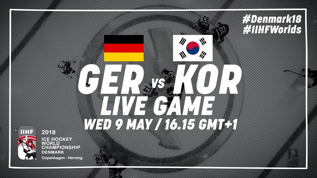 Germany - Korea | Full Game | 2018 IIHF Ice Hockey World Championship