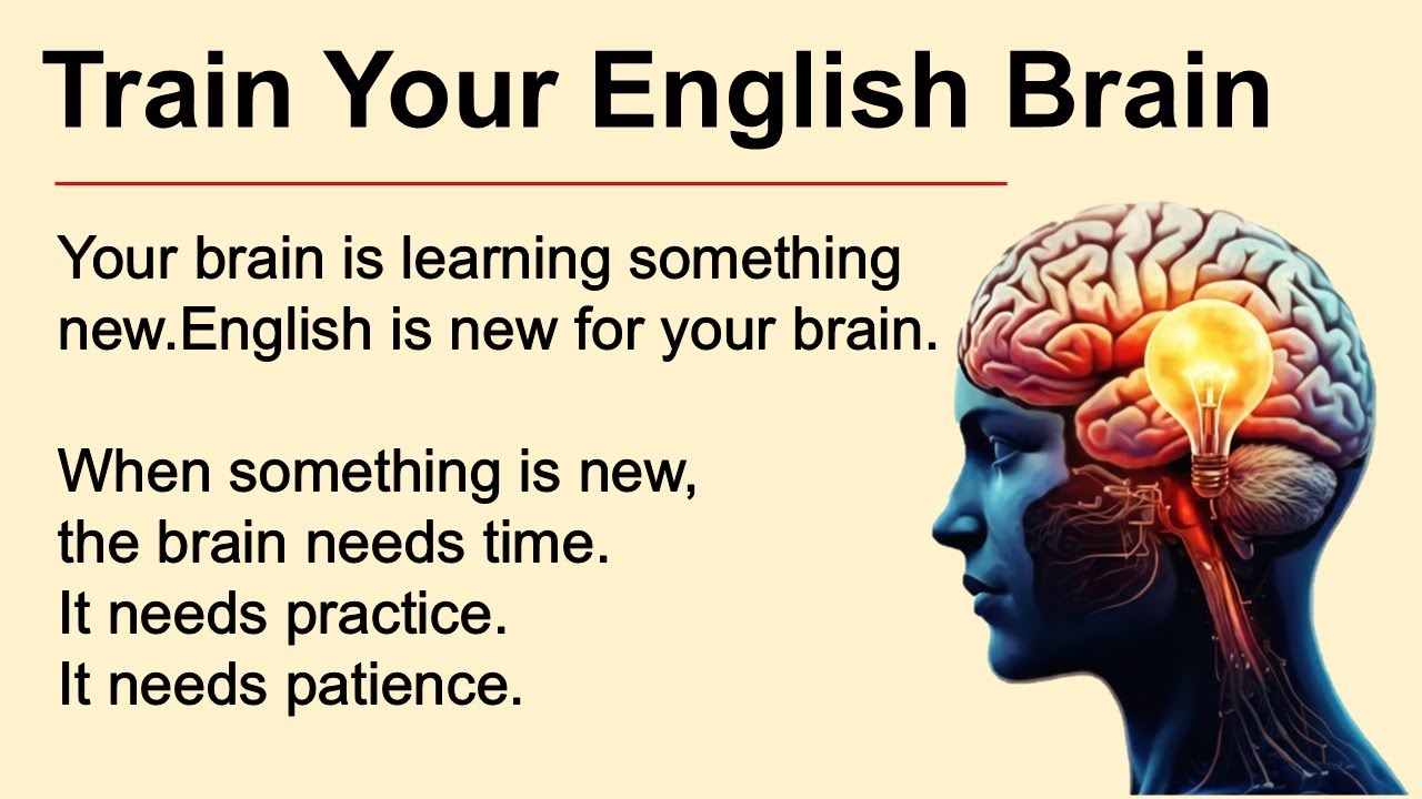 Train Your English Brain🧠 || Train Your Mind to Think in English Fluently! || Improve English✅