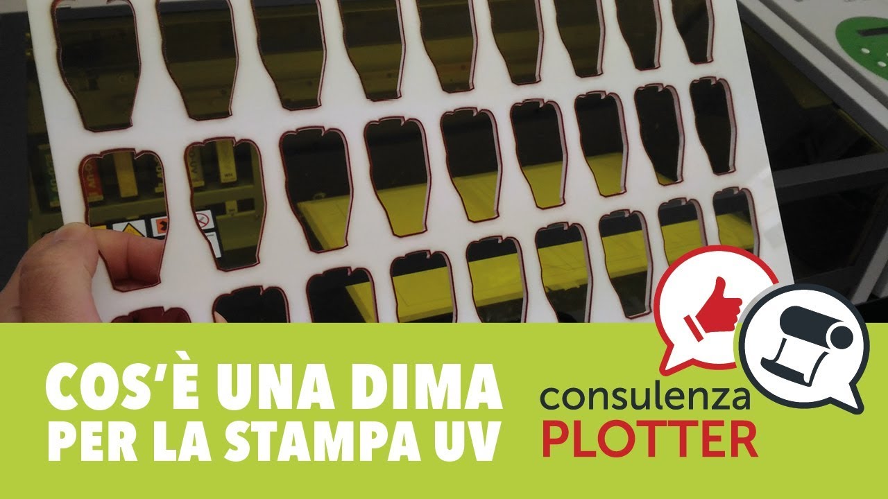 Cos’è una dima per la stampante UV Led piccolo formato