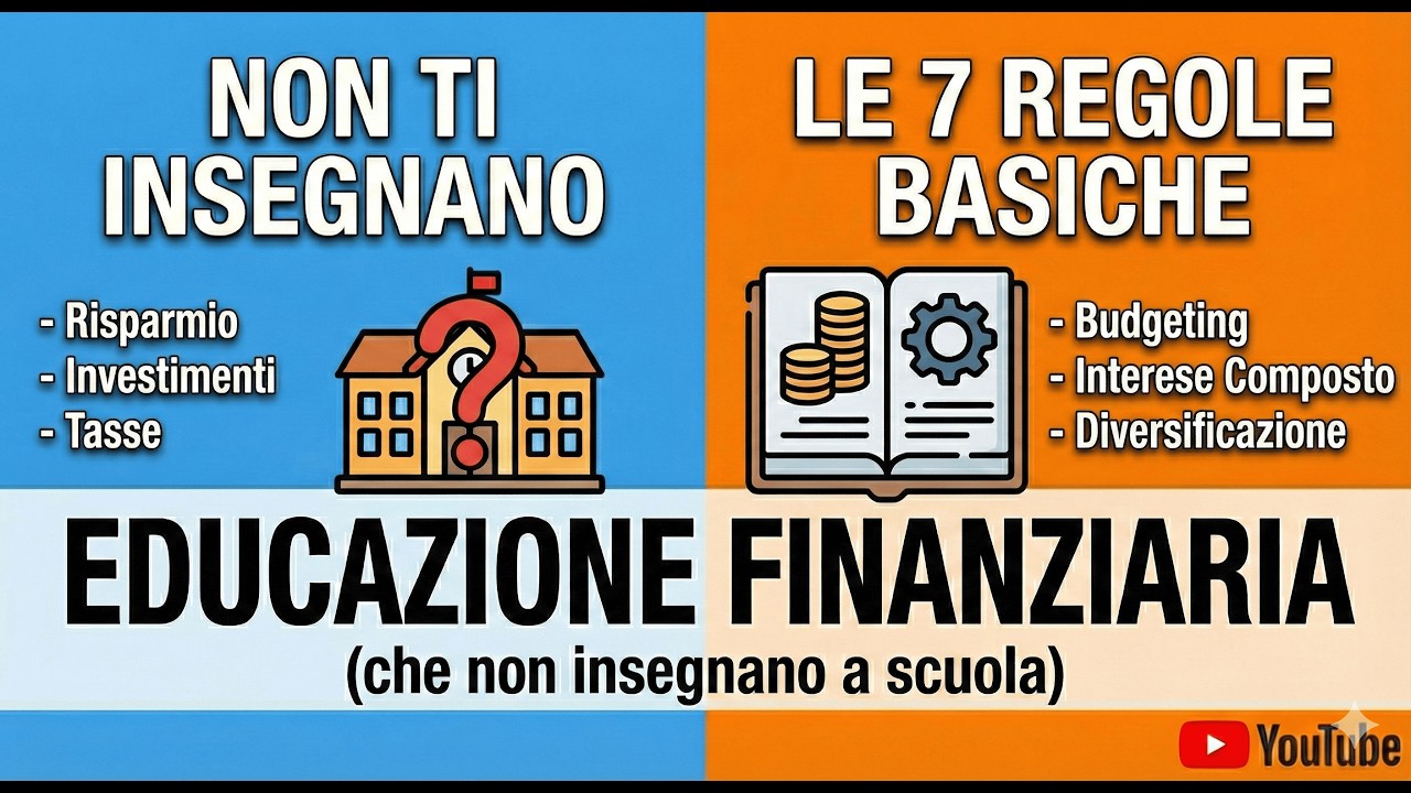 Educazione finanziaria e soldi: le 7 regole basiche che non insegnano a scuola