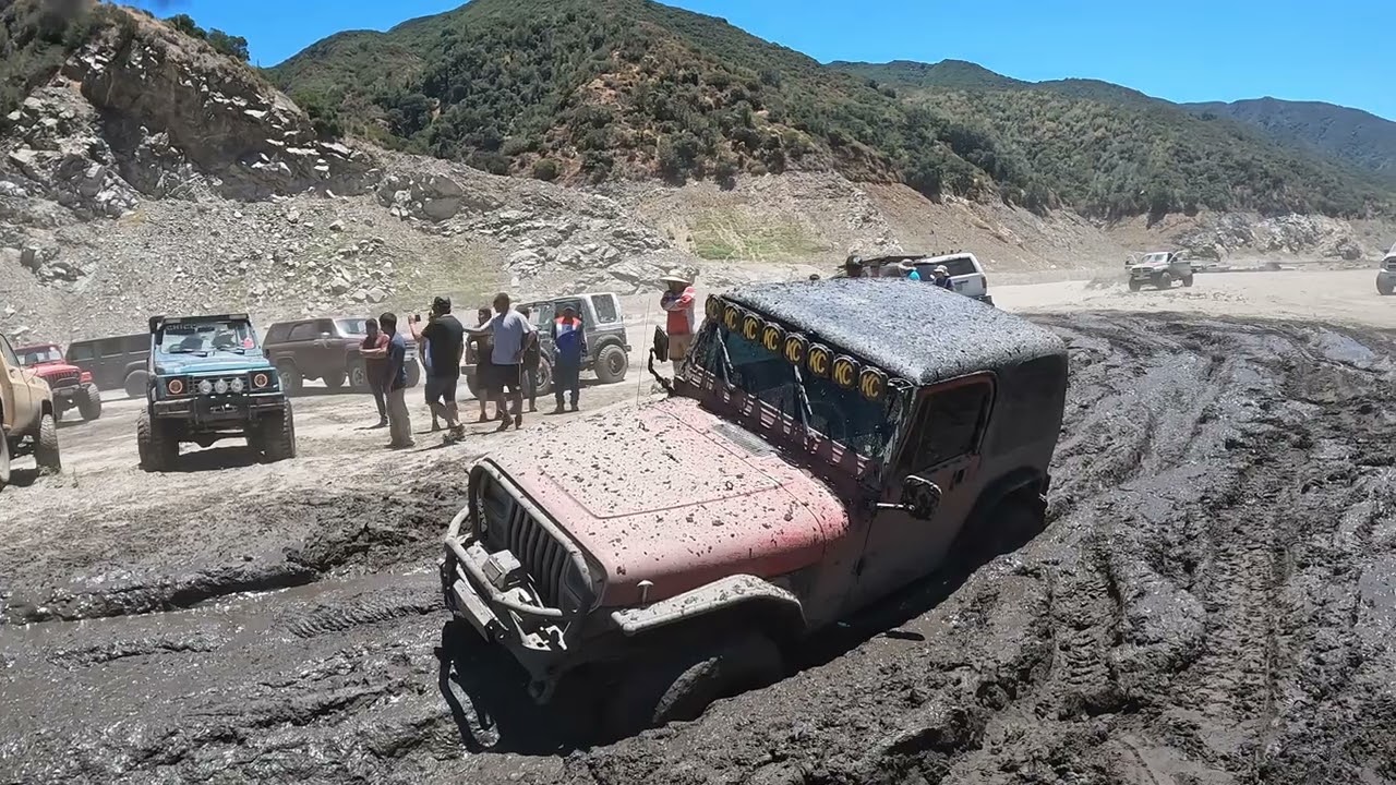Getting Stuck In The Mud Pit In Azusa Canyon, San Gabriel Canyon OHV Sunday 7/10/2022