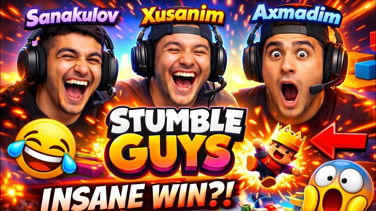 Ultimate Laugh Challenge 😂🔥 @xusanim | Stumble Guys Uzbek Funny Gameplay | #stumbleguys 