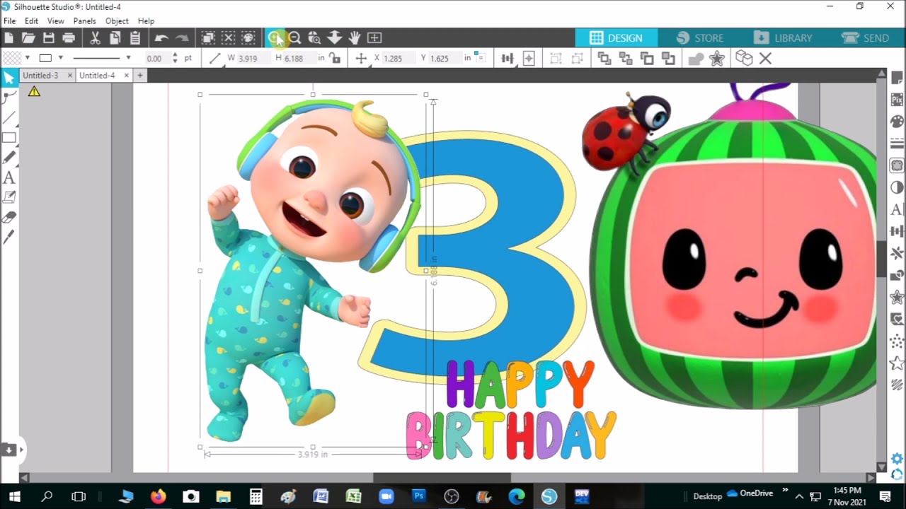 COCOMELON CAKE TOPPER  TUTORIAL #Caketopperdesign #cocomeloncaketoppertutorial
