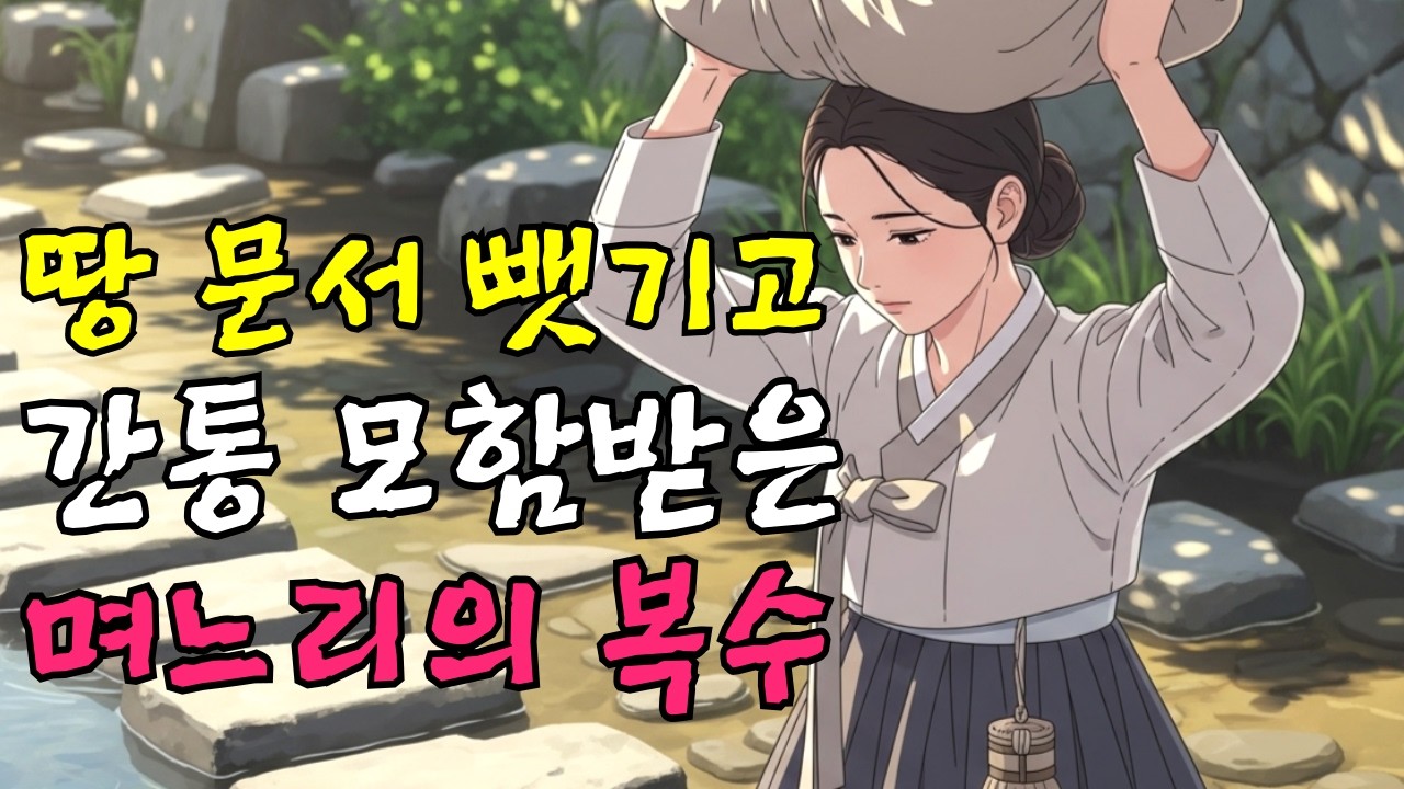 이용당하고 버림받은 며느리의 복수ㅣ야담,민담,신화,전설,조선시대이야기,옛이야기