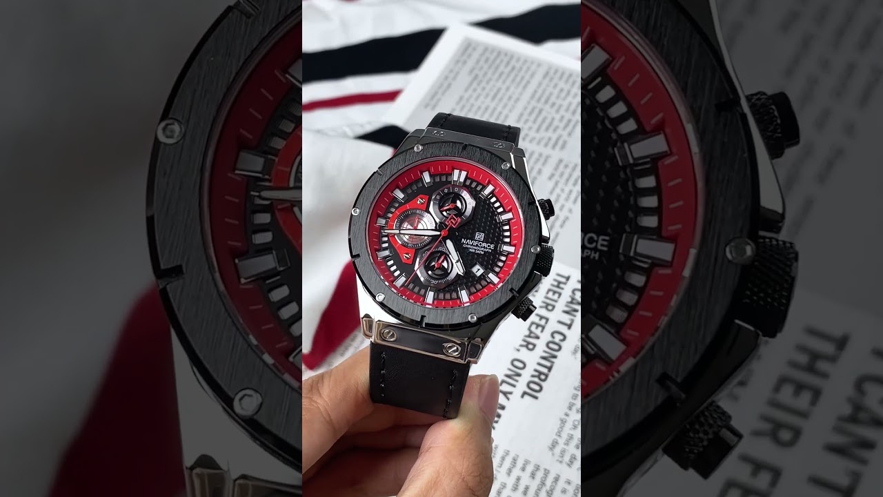 NAVIFORCE Watch NF8027L Quartz Chronograph Watch (Casual & Minimalist Style)#shorts
