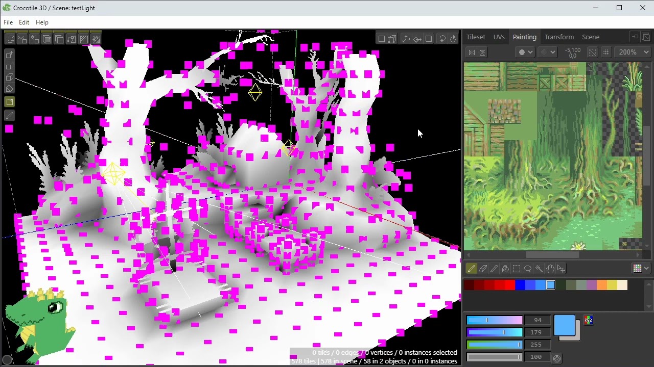 Crocotile 3D 🐊 Bake Lighting / Ambient Occlusion