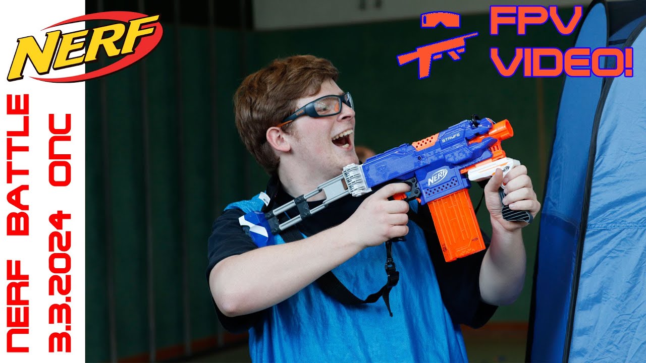 Nerf Battle in der Schule - Turnhalle bebte! FPS View - Nerf Schlacht 3.3.2024 | OWL Nerf Community