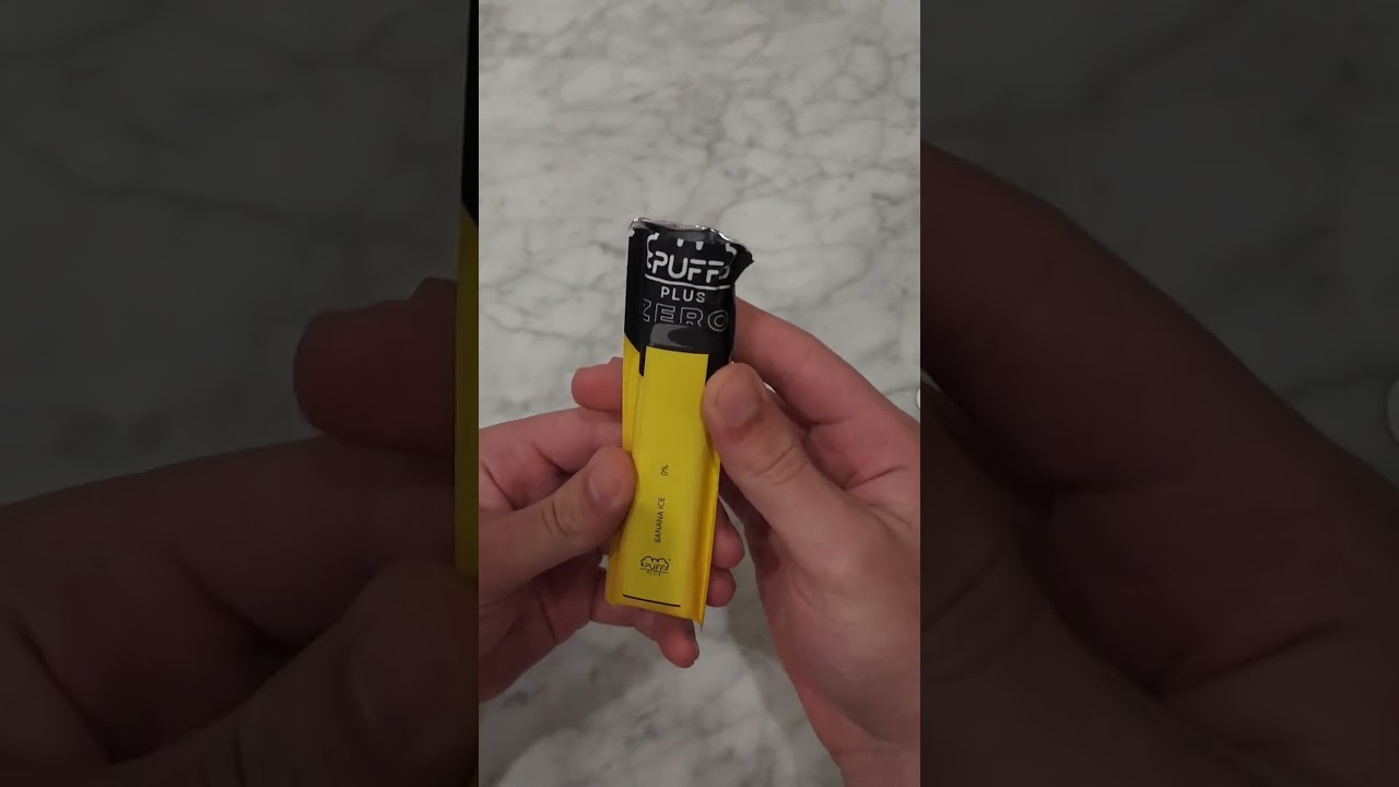 Unboxing New Puff-Zero Banana Ice from centralsmokes #shorts