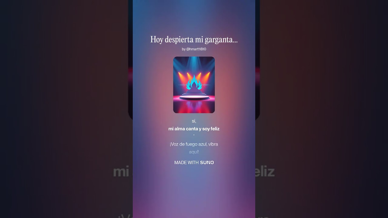 Hoy despierta mi garganta. El objetivo Unificarnos desde el amor Incondicional